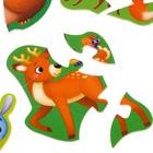 Макси - пазлы «Лесные жители», 5 пазлов, 20 деталей - Фото 4