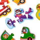 Макси- пазлы «Транспорт», 5 пазлов, 20 деталей - Фото 4