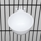 Миска для грызунов и птиц, 30 мл, пластик, белая - Фото 3