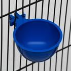 Миска для грызунов и птиц, 30 мл, синяя - Фото 1