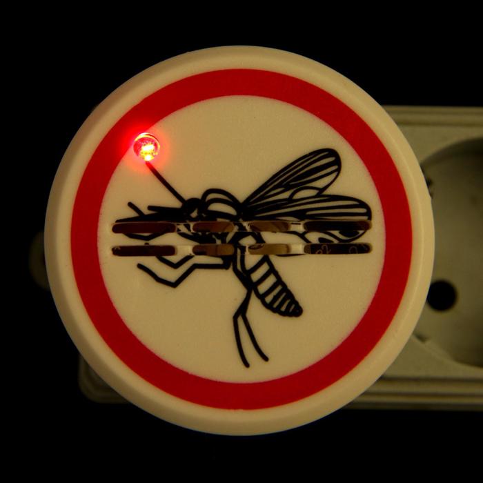 Отпугиватель комаров Luazon LRI-22, ультразвуковой, 30 м2, 220 В, белый - фото 1899912389