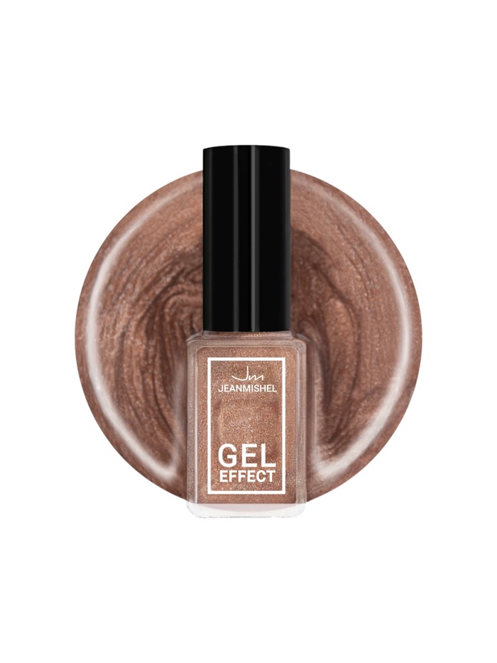 Лак для ногтей с эффектом геля Jeanmishel, тон 181, искрящийся бежевый, 6 мл - Фото 1