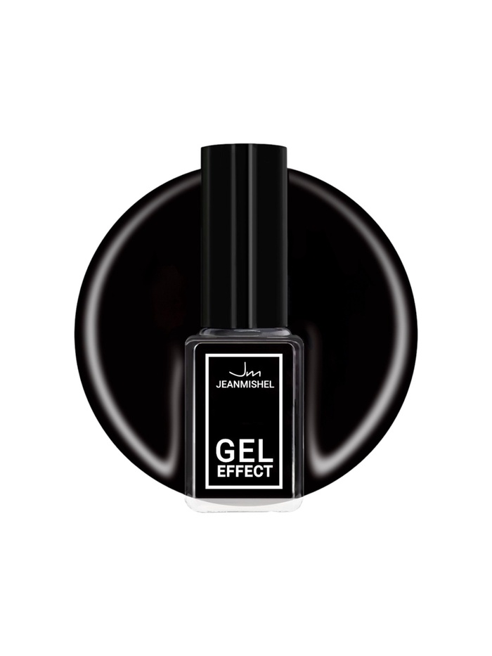 Лак для ногтей с эффектом геля, Jeanmishel, тон 199, чёрный матовый, 6 мл - Фото 1
