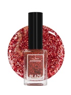 Лак для ногтей Jeanmishel, тон 402 блёстки красные, 12 мл - Фото 4