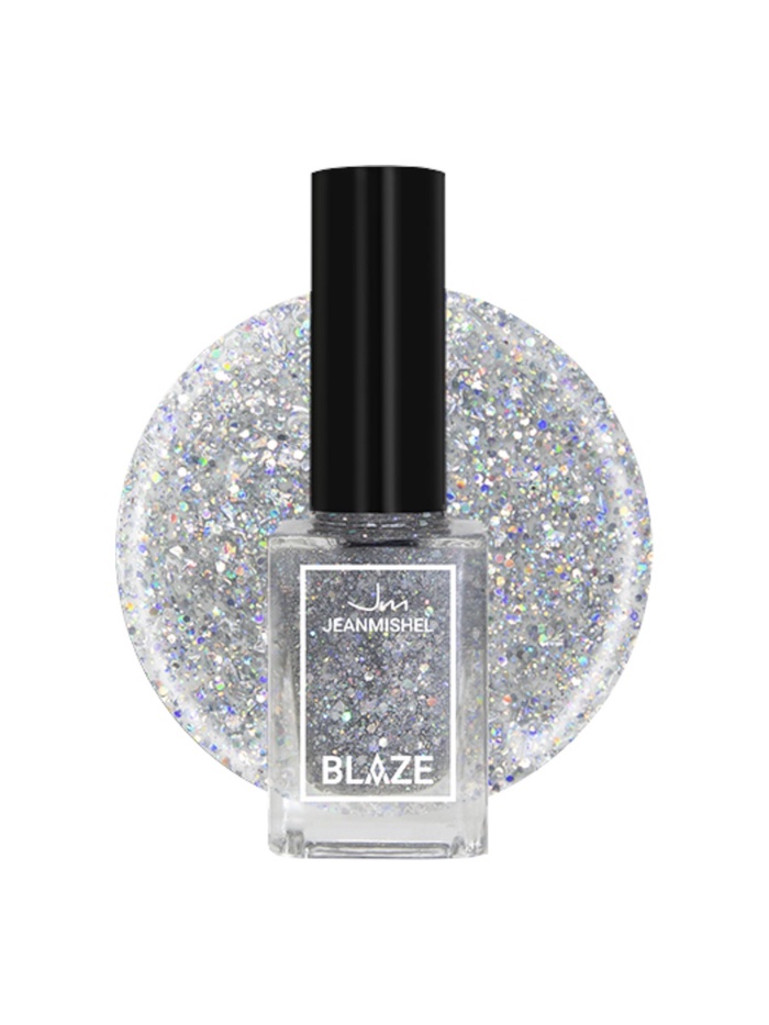 Лак для ногтей Jeanmishel, тон 408 блёстки серебристые мульти, мелкие, 12 мл - Фото 1