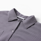 Пижама женская (рубашка, брюки) KAFTAN Basic, размер 40-42, серая - Фото 7