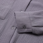 Пижама женская (рубашка, брюки) KAFTAN Basic, размер 40-42, серая - Фото 8