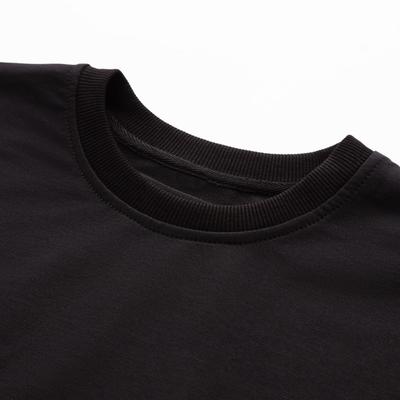 Костюм женский (свитшот, брюки) MINAKU: Casual Collection, размер 42, чёрный