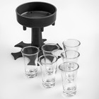 Рюмки набор «Налей всем сразу» 6 штук по 35 мл, горлышко d=10 см - Фото 3