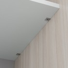 Шкаф-купе «Сим З», 1500×600×2300 мм, ЛДСП/зеркало, с ящиками, цвет ясень шимо светлый - Фото 7