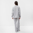 Пижама женская (рубашка и брюки) KAFTAN "Basic" размер 44-46, цвет серо-голубой - Фото 5