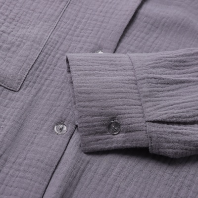Пижама женская (рубашка, брюки) KAFTAN Basic, размер 52-54, серая