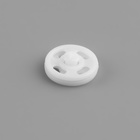 Кнопки пришивные, d = 7 мм, 10 шт, цвет белый - Фото 3