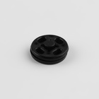 Кнопки пришивные, d = 10 мм, 10 шт, цвет чёрный - Фото 3