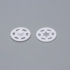 Кнопки пришивные, декоративные, d = 15 мм, 10 шт, цвет белый - Фото 2