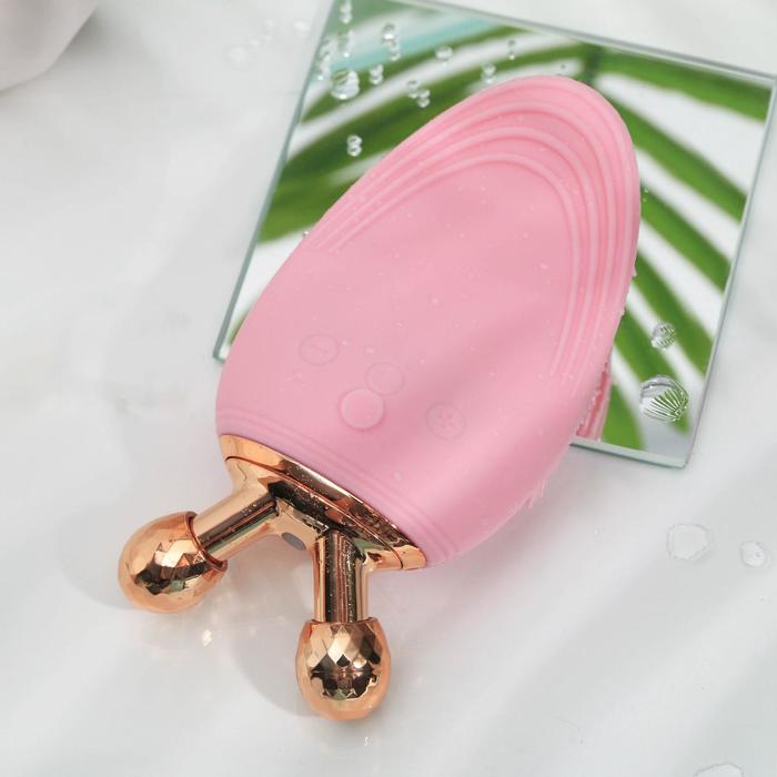 Массажёр для лица «Твоя красота вдохновляет», 10 х 6 см 22619