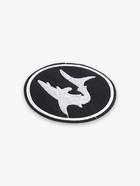 Термоаппликация «Акула», d=7.9 см, фасовка 10 шт., чёрная, белый - Фото 4