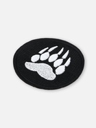 Термоаппликация «Лапа», d=8 см, чёрная, белая - Фото 4