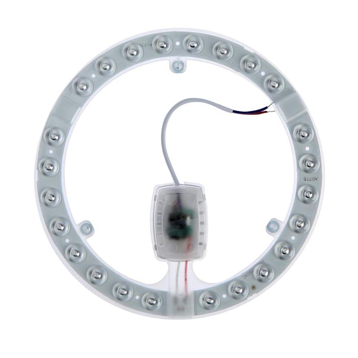 Модуль светодиодный с драйвером, 195 мм, 24 Вт, 1920 Лм, 6500К, 220 В, свечение холодное белое - Фото 1