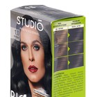 Стойкая крем краска для волос Studio Professional 1.0 Черный, 50/50/15 мл - фото 8637280