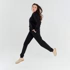 Костюм женский (свитшот, брюки) MINAKU: Casual Collection цвет чёрный, размер 50 - Фото 6