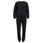 Костюм женский (свитшот, брюки) MINAKU: Casual Collection цвет чёрный, размер 50 - Фото 7