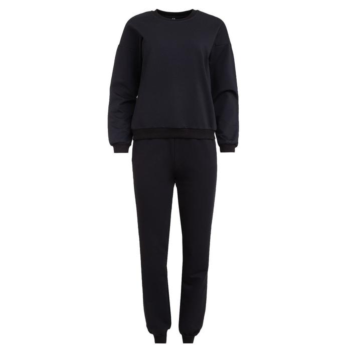 Костюм женский (свитшот, брюки) MINAKU: Casual Collection цвет чёрный, размер 50 49820