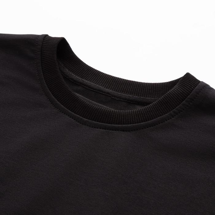 Костюм женский (свитшот, брюки) MINAKU: Casual Collection цвет чёрный, размер 50 49820