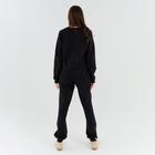 Костюм женский (свитшот, брюки) MINAKU: Casual Collection цвет чёрный, размер 52 - Фото 3