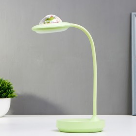 Лампа настольная сенсорная 16482/1GR LED 4Вт USB АКБ нежно-зеленый 11,8х11,8х40 см
