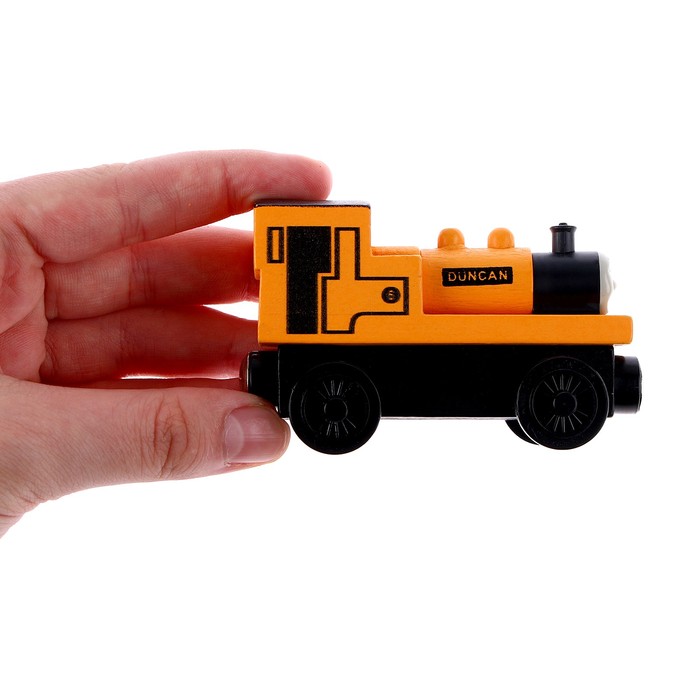 Детский паровоз для железной дороги 3,4×8,6×5,1 см - фото 1905784225