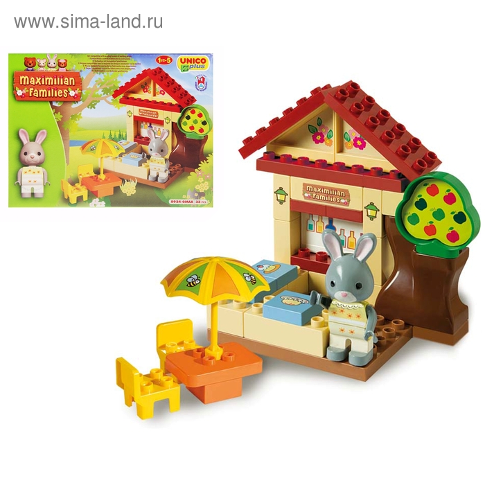 Конструктор Unico plus Maximilian "Кафе-мороженое" - Фото 1