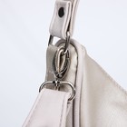Сумка-багет, отдел на молнии, наружный карман, цвет бежевый - Фото 5