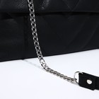 Сумка-мессенджер на клапане, цвет чёрный - Фото 5