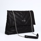 Сумка-мессенджер на магните, цвет коричневый - Фото 3