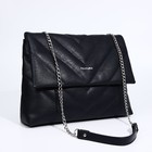 Сумка-мессенджер, отдел на клапане, цвет синий - фото 804499350