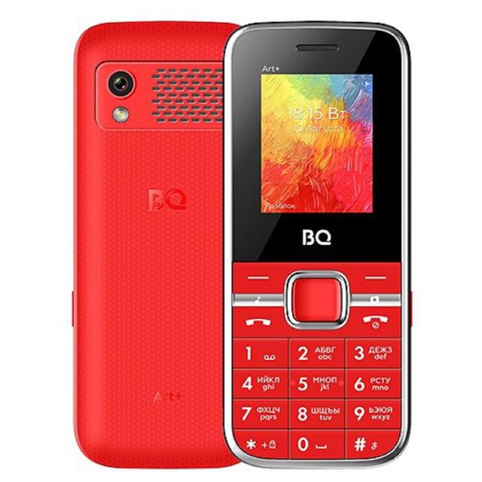 Сотовый телефон BQ M-1868 Art+, 1.77", 2 sim, 32Мб, microSD, 800 мАч, красный - Фото 1