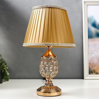Лампа настольная 16433/1GD Е27 40 Вт золото 25×25×41 см RISALUX