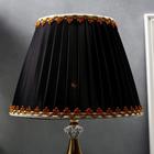 Лампа настольная 16434/1BK Е27 40Вт черно-золотой 27,5х27,5х42 см RISALUX - фото 22460470