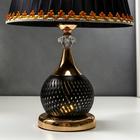 Лампа настольная 16434/1BK Е27 40Вт черно-золотой 27,5х27,5х42 см RISALUX - фото 22460471