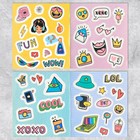 Альбом детских наклеек Fun, 10 шт, 11 х 13.5 см - Фото 2