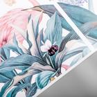 Наклейка интерьерная цветная «Розовые фламинго в джунглях», 60×90 см - фото 57945588