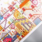 Наклейка интерьерная цветная «Город механиков», 60×90 см - фото 61536369