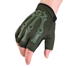 Перчатки без пальцев тактические мужские Storm tactic размер - M, хаки - Фото 2