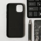 Чехол LuazON для телефона iPhone 12 mini, Soft-touch силикон, черный - Фото 2