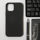 Чехол LuazON для телефона iPhone 12 Pro Max, Soft-touch силикон, черный 6248016 - фото 16888661