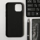 Чехол LuazON для телефона iPhone 12 Pro Max, Soft-touch силикон, черный 6248016 - фото 16888662