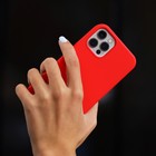 Чехол Luazon для телефона iPhone 12/12 Pro, Soft-touch силикон, красный - Фото 4