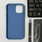 Чехол LuazON для телефона iPhone 12 Pro Max, Soft-touch силикон, синий - фото 51831657