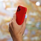 Чехол LuazON для телефона iPhone 12 Pro, Soft-touch силикон, красный - Фото 5